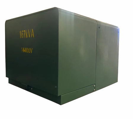 주문 167KVA 1 단계 지성 트랜스 패드는 24940V 14400V를 탑재합니다 온라인 제조