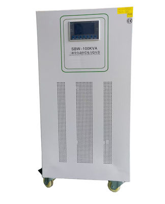 주문 100KVA 3상 전압 조절기 구리 전부하 1s 응답 온라인 제조