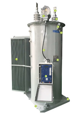주문 500KVA 200A 지성 트랜스 19920V 200KV 10 억 선 전압 조정기 온라인 제조