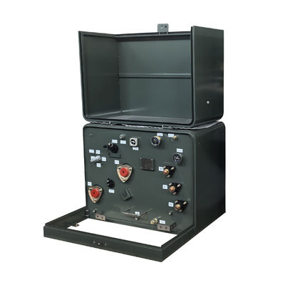 주문 100Kva 단일 단계 패드 장착 분배 트랜스포머 오일 잠수 DOE 2016를 만난다 온라인 제조