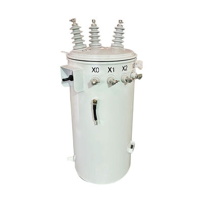 주문 30kVA 3단계 전구 장착 단계 오일 전력 전기 변압기 12KV ~ 208V 온라인 제조
