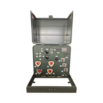 주문 37.5kva  Single Phase Pad Mounted Distribution Transformer Oil Immersed 12000v To 240v 304 Stainless Stee 온라인 제조