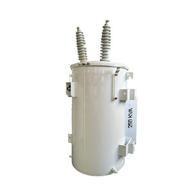 주문 50kVA 단일 단계 전력 전구 변압기 분배 12470v ~ 120v 온라인 제조