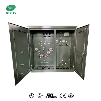 주문 3단계 패드 장착 분배 트랜스포머 2500 Kva 13200v ~ 480y/277 야외용 온라인 제조