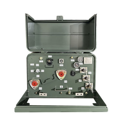 주문 50kva 단일 단계 패드 장착 트랜스포머 오일 잠수 전력 분배 전기 ANSI IEEE 표준 온라인 제조