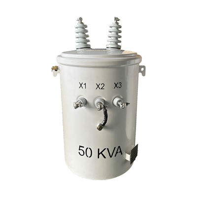 주문 50kVA 단일 단계 전력 전구 변압기 온라인 제조