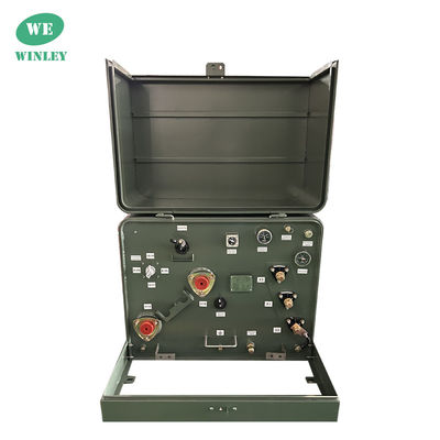 주문 167Kva 단일 단계 패드 장착 트랜스포머 유통 주거용 13.8KV DOE 2016 표준 온라인 제조