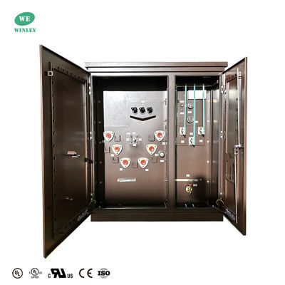 주문 UL 인증서 300kva 3단계 패드 장착 트랜스포머 루프 공급 12470V ~ 208Y ANSI IEEE 표준 온라인 제조