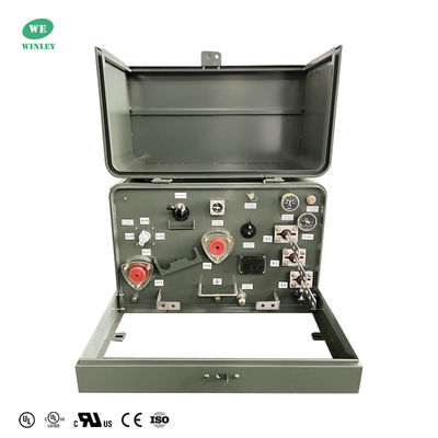 주문 UL 37.5KVA 13800V ~ 240/120V 오일 잠수 분배 트랜스포머 단일 단계 패드 장착 트랜스포머 온라인 제조