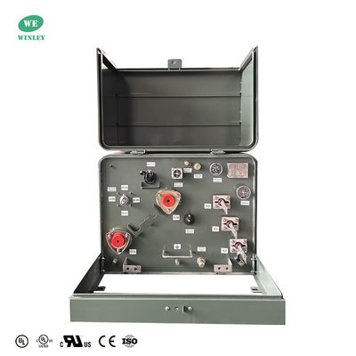 주문 DOE 2016 표준 단일 단계 패드 장착 트랜스포머 100 Kva13800V ~ 120V UL / cUL 인증 온라인 제조