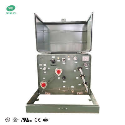 주문 UL 목록 167kVA 단일 단계 패드 장착 트랜스포머 13800V ~ 120V 오일 잠수 분배 트랜스포머 ANSI IEEE 표준 온라인 제조