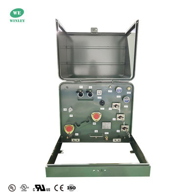 주문 전력 분배용 75Kva 단일 단계 패드 장착 트랜스포머 24.94KV DOE 2016 표준 CSA ANSI IEEE 표준 온라인 제조