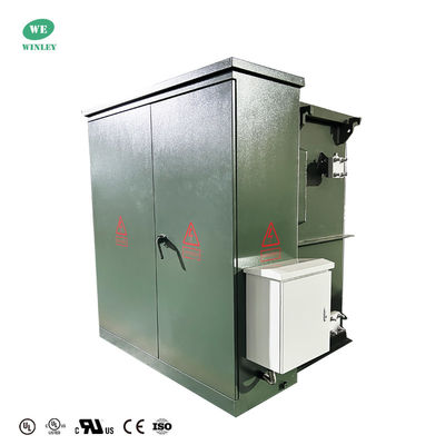 주문 UL 인증 3750KVA 삼상 패드 장착 변압기 액체 충전 데드 프론트 루프 피드 34500V ~ 480Y277 ANSI C57 온라인 제조