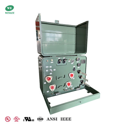 주문 Residential Pad mounted Transformer Single Phase 25Kva 6.6KV To 120V Dual Windings Electric Power Distribution Transformer UL Listed Price 온라인 제조