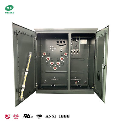 주문 304 Stainless Steel Tank 2500Kva Three Phase Pad Mounted Transformer 12.47KV To 480V Power Distribution Transformer 304SS UL Listed 온라인 제조