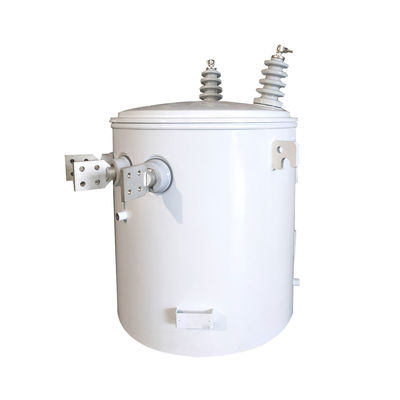 75Kva 단일 단계 전구 장착 트랜스포머 외부 오일 잠수 34.5Kv
