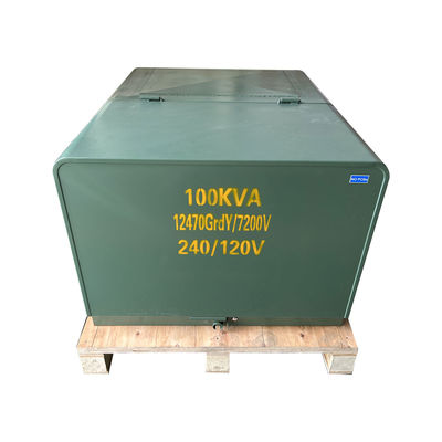 100kva 단일 단계 패드 장착 루프 공급 트랜스포머 34.5kv 13.2kv 12.4 Kv