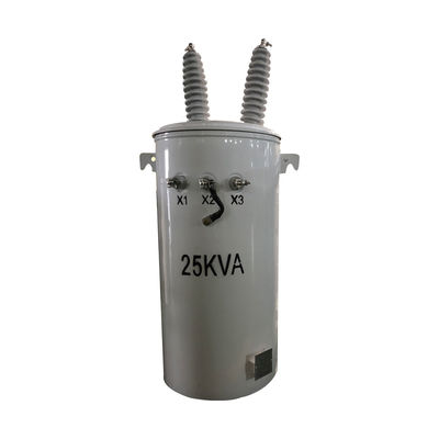 25kVA 오일 잠수 분배 트랜스포머 단일 단계 전구 장착 트랜스포머