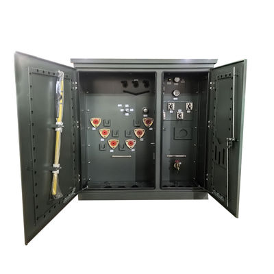 300Kva 3단계 패드 장착 트랜스포머 루프 공급 12470GrdY/7200V ~ 480Y/277