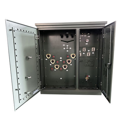 112.5Kva 고전압 3단계 패드 장착 전기 변압기 기름 잠겨 13200V에서 480V