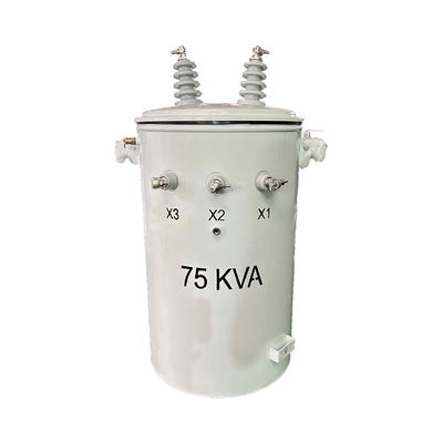 단일 단계 스텝 업 오일 파워 전기 트랜스포머 듀얼 와일딩 34.5kv 75kva