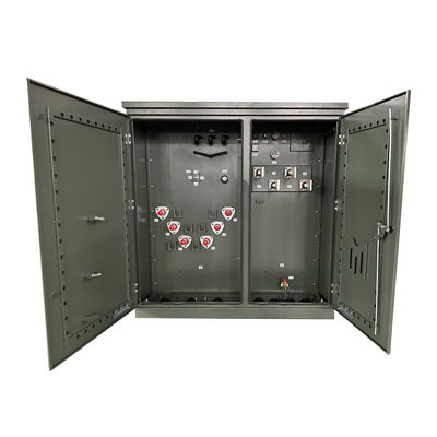 3단계 패드 장착 변압기 크기 3000Kva 단계 다운 12000V ~ 630Y / 364