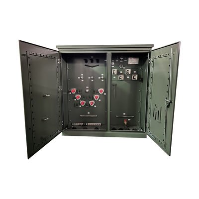 3단계 패드 장착 분배 트랜스포머 3750 Kva 13.2KV 전면 죽은 루프 공급