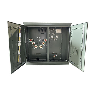 750kva 3단계 라이브 데드 프론트 패드 장착 전기 변압기 13200v ~ 480v 304 스테인리스 스틸 FR-3 오일