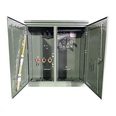 500 Kva 3단계 패드 장착 전력 분배 트랜스포머 듀얼 전압 12470V & 4160V UL 인증