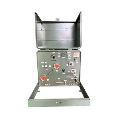 100KVA 싱글 파스 패드 장착 주거 트랜스포머 34.5KV ~ 240V 120V 야외용 듀얼 와일딩