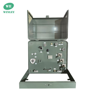 주거용 200Kva 단일 단계 패드 장착 트랜스포머 분배 오일 잠수 34500V ~ 120V