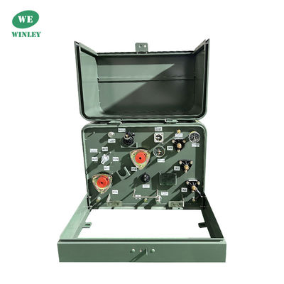 25kva 싱글 파스 패드 장착 변압기 유통유 잠수 변압기 12470V ~ 240V ANSI IEEE 304SS 탱크