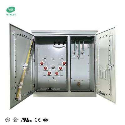 UL 인증 500Kva 3단계 패드 장착 트랜스포머 주거용 전력 분배 34.5KV ANSI IEEE DOE 2016 표준
