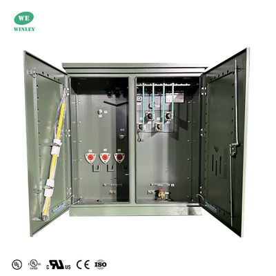 1300Kva 패드 장착 3단계 오일 잠수 분배 트랜스포머 13.8KV ~ 480V UL 인증