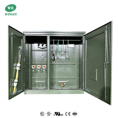 2100Kva 3단계 패드 장착 트랜스포머 오일 잠수 분배 13800 ~ 480V IEEE C57