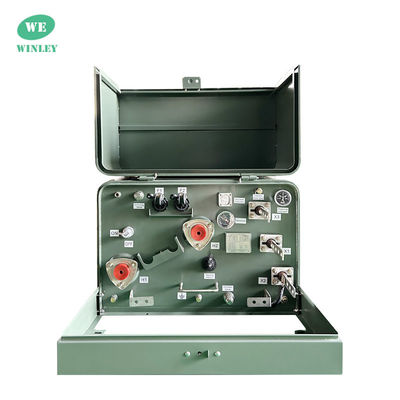 UL 목록 25 kVA 단일 단계 패드 장착 트랜스포머 13200V ~ 240V 오일 잠수 전력 전력 분배 트랜스포머