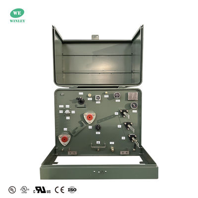 단일 단계 패드 장착 변압기 125Kva 12470V 전기 전력 변압기 공장 가격 ANSI / IEEE CSA 표준을 충족합니다
