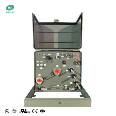 75Kva 단일 단계 패드 장착 트랜스포머 야외 전력 분배 단계 다운 12.47KV ANSI IEEE 표준