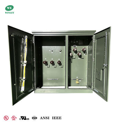 3000Kva 패드 장착 변압기 삼상 유입 24.94KV ~ 4160V 변압기 패드 마운트