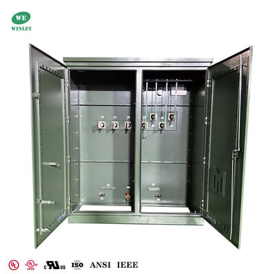트랜스포머 패드 마운트 3단계 2500kva 480V ~ 480V 오일 잠수 격리 트랜스포머